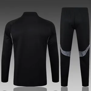 25-26 Inter Miami Black Training Kits Long Football Tracksuits 3