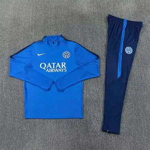 26-27 Inter Milan Mens Kit Color Blue Half Pull Training Suit Yupoo 7