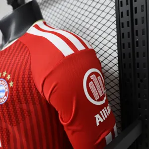 26-27 Bayern Munich Home Mens Kit Player Version Soccer Long Sleeve T-Shirt AAAAJersey Supply Yupoo 3