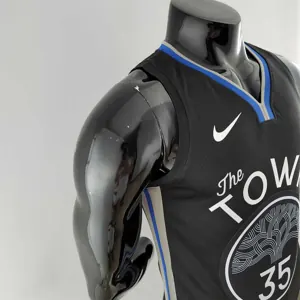 2020 DURANT #35 Warriors City Edition Black &amp; Grey NBA Jersey 9