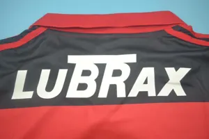 1990 Flamengo home red black 1