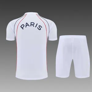22-23 PSG training suit short sleeve kit White 7