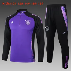 2024 Germany Kids Long Sleeve Training Suit Football Shirts