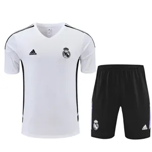 22-23 Real Madrid Training Jersey White 1