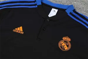 Real Madrid Polo black with yellow-logo 9