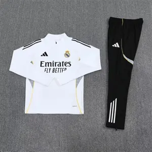 25-26 Real Madrid White Training Kit Soccer AAAAJersey Yupoo S-2XL 1