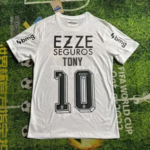 23-24 Corinthians Home Kit With All Sponsor White Shirt Soccer Jerseys For Sale 4