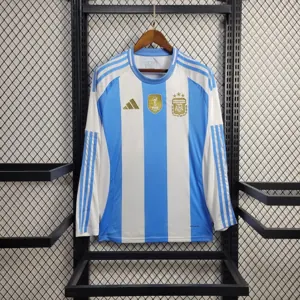 2024 Argentina Home Kit Long Sleeve Shirt Football AAAAJersey Supplier