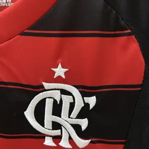 25-26 Flamengo Home Kid Kits Youth Apparels AAAAJersey Dropship Yupoo 4