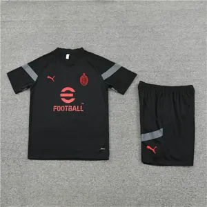 22-23 AC Milan Training Kit Black 2