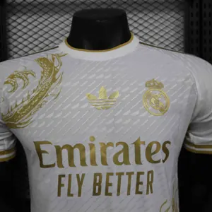 24-25 Real Madrid Gold Dragon Special Edition Player Version Shirt AAAAJersey Supplier Yupoo 1