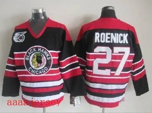 Chicago Blackhawks retro ice hockey jersey M-3XL 芝加哥黑鹰队复古冰球服 8