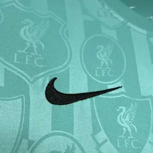 24-25 Liverpool Green Training Kit Football AAAAJersey Yupoo S-2XL 4