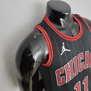 75th Anniversary DeRozan#11 Bulls Flyers Black NBA Jersey 2
