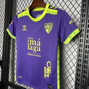24-25 Malaga Away Kid Kits Youth Apparels Football AAAAJersey Yupoo 5