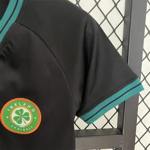 2023 Ireland third black kid kit Best Soccer Jersey 3
