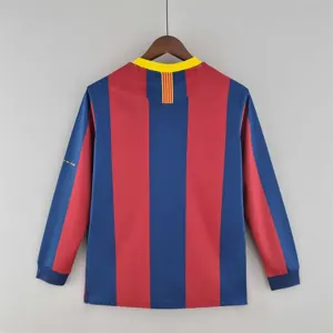 06-07 Barcelona UEFA Champions league home long sleeve 12