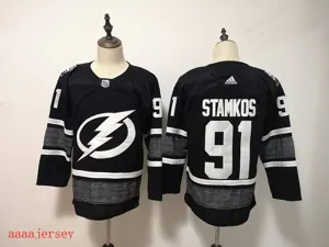 2019 Tampa Bay Lightning all star ice hockey jersey M-3XL 坦帕湾闪电队全明星冰球服 2