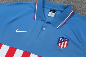 Atletico Madrid Polo sky blue with red and white 19