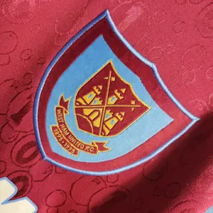 95-97 West Ham Home Retro Long Sleeve Kit Vintage Shirt Sport AAAAJersey Yupoo 3