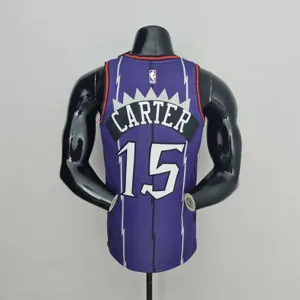 Toronto Raptors CARTER#15 Purple NBA Jersey 7