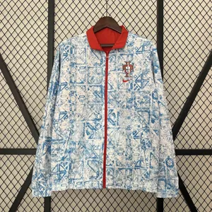 2024 Portugal Trench Coat Reversible Windbreaker Double-Sides Jacket Soccer Yupoo 5