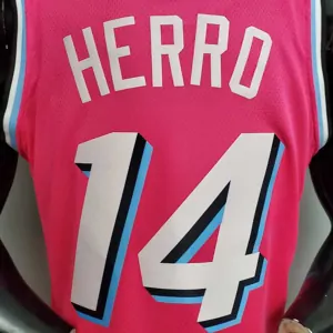 HERRO#14 Miami Heat V-neck pink 5