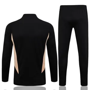 23-24 Real Madrid Long Sleeve Kits Black Training Suits Football Jerseys Yupoo 1
