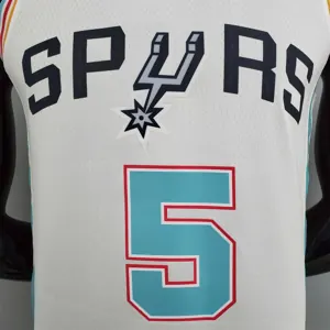 2022 season Murray#5 Spurs City Edition white 4