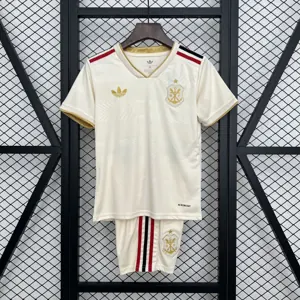25-26 Flamengo Third Away Kid Kits Youth Apparels Futbol AAAAJersey Dropship Yupoo
