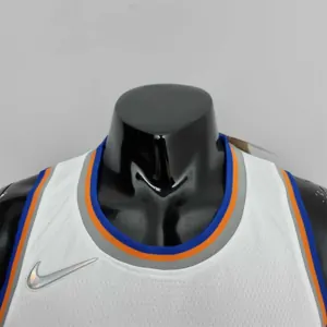 75th Anniversary Lin #17 New York Knicks White NBA Jersey 6