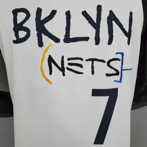 DURANT#7 Brooklyn Nets graffiti white 5
