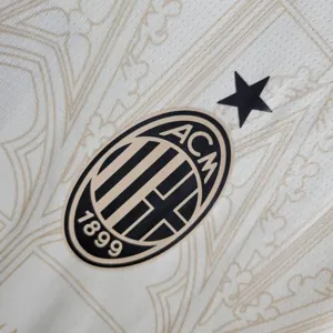 23-24 AC Milan Fouth Kit Beige Shirt Jerseys World Yupoo 1