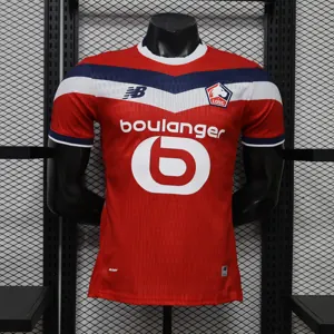 26-27 Lille Home Mens Kit Player Version Football T-Shirt AAAAJersey Supply Yupoo 7