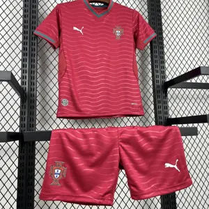 2026 World Cup Portuga Home Kids Kit Soccer Youth Apparels AAAAJersey Supply Yupoo 4