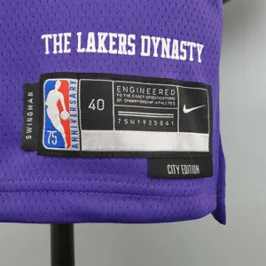 75th Anniversary master chief#117 Lakers White X-BOX Co-branded Purple 3