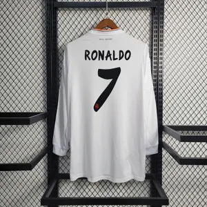 13-14 Real Madrid home long sleeves 8
