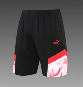 22-23 AC Milan vest training suit kit black red 11