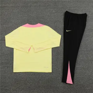24-25 PSG Long Sleeve Tracksuit Yellow Training Suits Football Replicas Yupoo 3