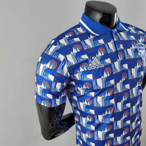 22-23 Arsenal POLO bluewhite plaid 7