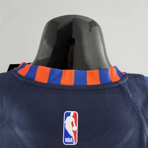 New York Knicks Barrett #9 Striped NBA Jersey 3