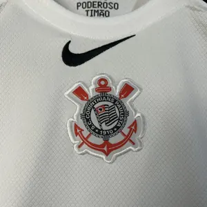 25-26 Corinthians Home Kid Kits Youth Apparels Soccer AAAAJersey Yupoo 7