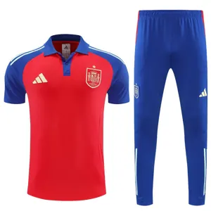 25-26 Spain Training Red Polo Kit Soccer AAAAJersey Yupoo