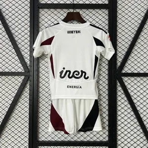 24-25 Albacete Home Kid Kits Youth Apparels Soccer AAAAJersey Yupoo 1