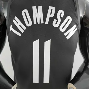 2020 THOMPSON #11 Warriors City Edition Black &amp; Grey NBA Jersey 4