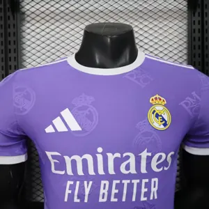 25-26 Real Madrid OG Special Edition Kit Purple Player Version Shirt AAAAJersey Wholesale Yupoo 1