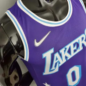 2022 75th Anniversary WESTBROOK#0 Lakers City Edition Purple 6