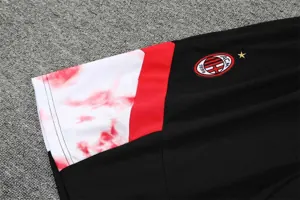 22-23 AC Milan vest training suit kit black red 2