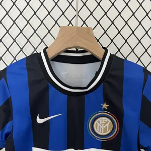 09-10 Inter Milan Home Retro Kids Kits Children Shirt Soccer Jersey Yupoo 9