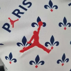 PSG Polo Jordan co branded white 8